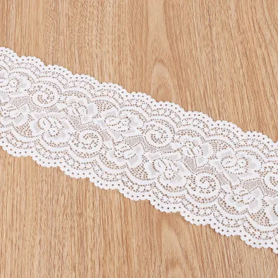 2 Yards/Bag 10cm Super Wide White/Black Pierced Lace Fabric Trim Ribbons DIY Sewing Garment Wedding Decoration Accessories Supplies