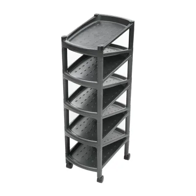 Algo Zigzag Shoe Rack With Wheels 9 Tier