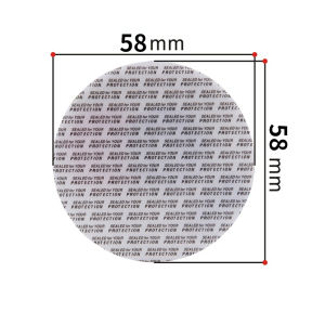 20-70mm 100X Sealing Sticker Pressure Sensitive Pad Press Seal Cap Liner for Cosmetics Bottle