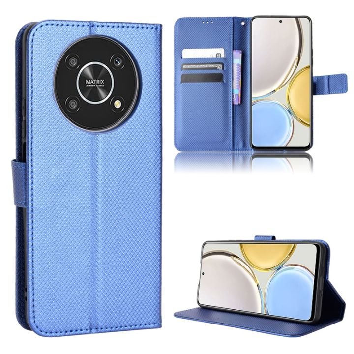 For Honor 50, 50 Lite Phone Case Leather Wallet Flip Stand View