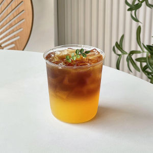 [Sirola] Coffee Cup Curled Latte Cups Household Drinkware Juice Milk Simple Mug Transparent Water Bottles ware Cups Coffeeware