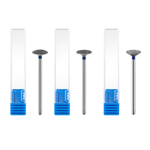 Cuticle Drill Bits T-Shaped Trapezoidal Disc-Shaped Nail Drill Bits Milling Nails Art Bits for Manicure