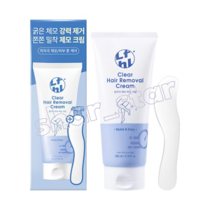 Lifeholic Clear Hair Removal Waxing Cream 200ml for Arms and Legs Painless Depilatory Smooth Skin Formula