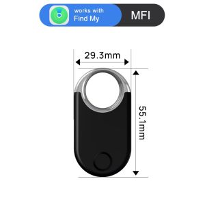 Ultra-thin Find My Keychain Locator Waterproof and dustproof iOS real-time tracking Precise positioning Anti-loss device One-click search