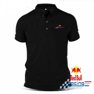 HOT STYLE RED BULL EMBROIDERY LOGO COLLAR T SHIRT STANDARD CLASS