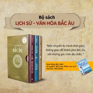 Sách - Bộ Sách Lịch Sử Văn Hóa Bắc Âu (3 Cuốn Kèm Hộp) - Tặng Ngay 01 Cuốn Sách - Bài Học Phần Lan 3.0