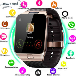 Bluetooth Smartwatch DZ09 Digital Touch Screen Smart Watch women men Mobile Phone Camera Sim Card For Android/IOS