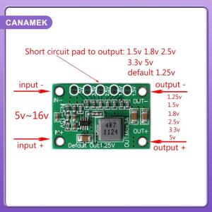 【CANAMEK】 DC Voltage Regulator Step Down Power Supply Module 5-16V To 1.25V 1.5V 1.8V 2.5V 3.3V 5V 3A