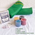 5 Games Set Roulette Poker Blackjack Craps Poker Dice Casino Game Card Game Set. 