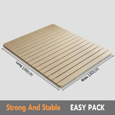 Board Wood Tatami Bed 120/150/180CM Spinal Protection Waist Support Wooden Bed Frame