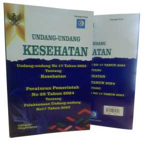 UNDANG - UNDANG KESEHATAN NO 17 TAHUN 2023 - PERMATA PRESS