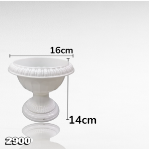 Pvc Roman Plastic Pot Easy to Assemble White Roman Urn Pot indoor and outdoor Home and Garden Pot Events Wedding Decors