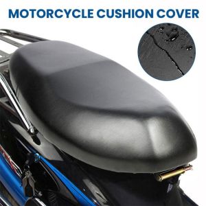 🧊Motorcycle Leather Seat Cover  Waterproof Motorbike Scooter Cushion Cover Elastic Dustproof