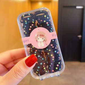 ยางรัดผมสำหรับเด็กผู้หญิงโน้ตบุ๊คสีขนมเกาหลีคุณภาพสูง60ชิ้น/ชุดยางมัดเชือกรัดผมขนาดเล็กดีไซน์เรียบง่ายน่ารักสำหรับเด็กทารก