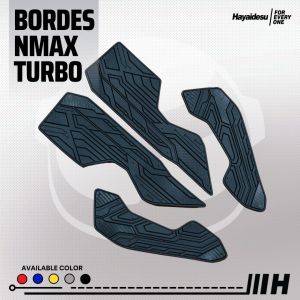 Hayaidesu Floor Step Boardrest Karpet Motor NMAX TURBO & NEO Bordes -  Premium Quality