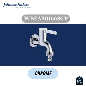 Johnson Suisse LIRA SERIES 1/2" WASHING MACHINE TAP BRASS CHROME ONE WAY FAUCET TAP WBFA301668CP