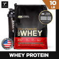 Optimum Nutrition Whey Protein Gold Standard 10LB - เวย์โปรตีน เสริมสร้างกล้ามเนื้อ. 