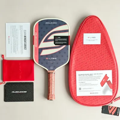 Selkirk Labs Boomstik Elongated Pickleball Paddle USAPA Approved Professional Carbon Fiber Tournament Racket Full Accessories Set