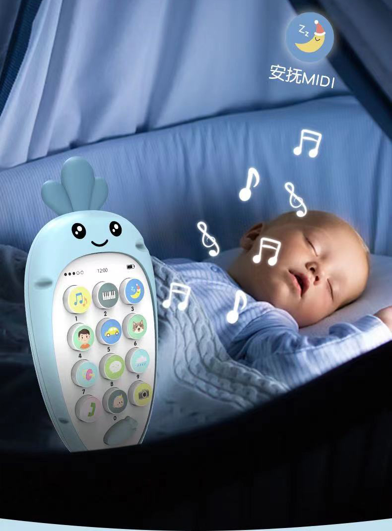 ของเล่นที่มีเสียงดนตรี โทรศัพท์ของเล่น มือถือเด็ก โทรศัพท์ไก่ ของเล่นเด็ก เต็มอิ่มกับเนื้อหาวัยเรียน ใช้เสียงเพลงกล่อมนอนได้
