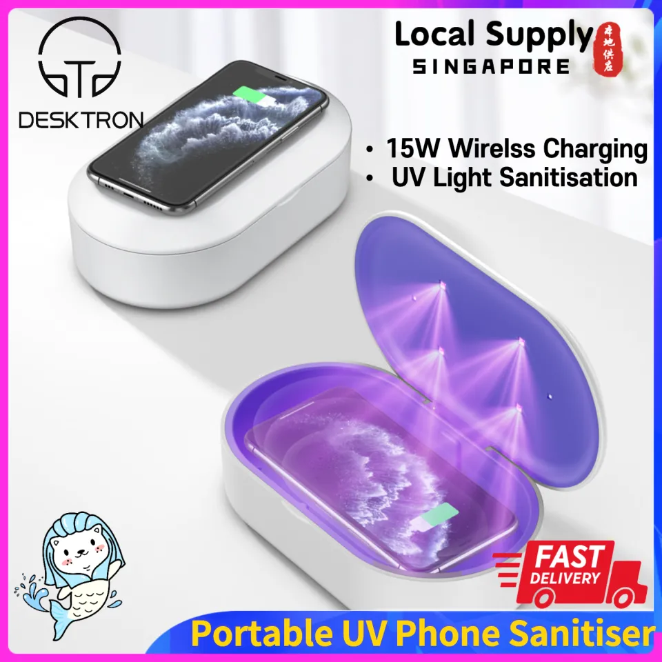 Wireless Charger with UV Phone Sanitizer Smart UV Steriliser Multi
