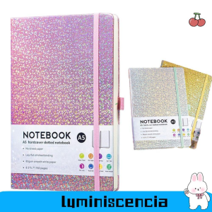 A5 Exquisite Practical Strap Notebook PU Leather Notebook Business Office Tape Pen Insert Elastic Tape Diary