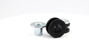 10pcs/Set motorcycle bolt kit M6 fairing rear shock absorber buffer rubber ring rubber washer