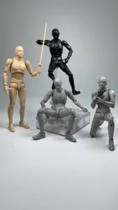 Mô Hình Nhân Vật SHF Body Kun Body Chan Màu Cam Đen Bằng PVC