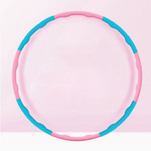 Detachable Hula Hoop for Easy Weight Loss and Postpartum Recovery - Durable Environmentally Friendly and Pain-Free with Elastic Snap Design and Thickened Foam（8 sections）