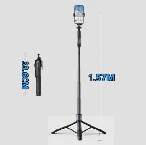 Selfie Stick L16 ไม้เซลฟี่ ยืดได้ถึง 1.57 เมตร พับได้มาพร้อมรีโมทบลูทูธ   พิเศษสามารถใช้กล้องแอคชั่น สมาร์ทโฟนได้