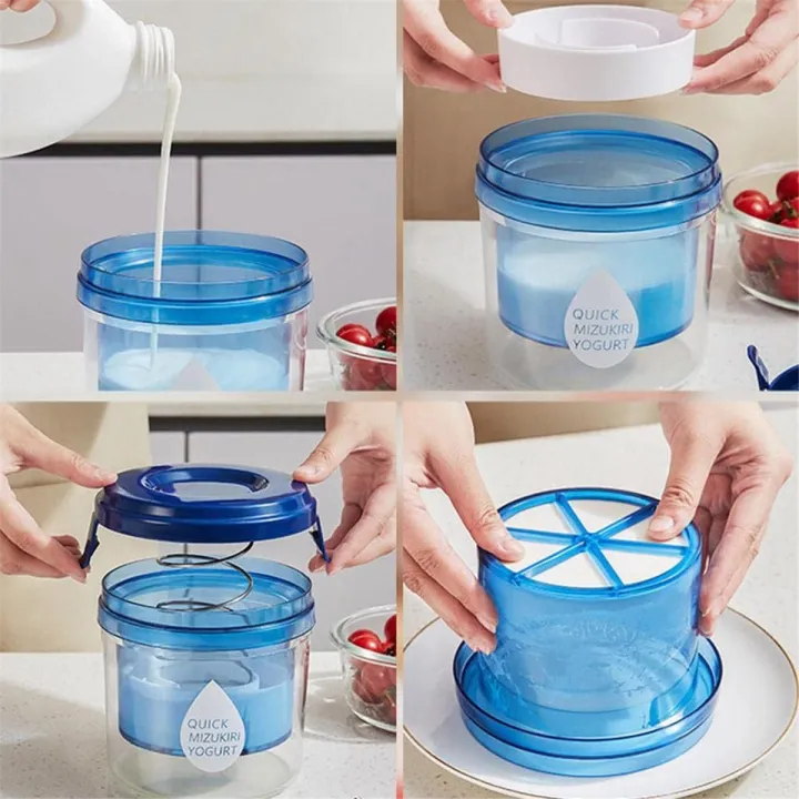 Joghurt Sieb Mit Deckel - Großer Sieb Für Griechischen Joghurt & Käse