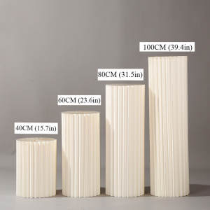 Folding cake stand round paper dessert table for baby shower birthday party window display decora