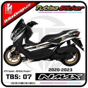 Stiker Decal Nmax - Stiker Sticker Striping Variasi List Motor All New Nmax. TBS.07