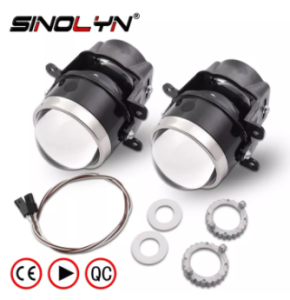 HID Bi-xenon Foglights Projector Lens For Ford Focus ECOSPORT Explorer FIESTA FUSION TRANSIT Retrofit H11 High Low Waterproof