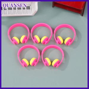 QUANSEN 5ชิ้นหูฟังขนาดเล็กของเล่นของขวัญ DIY แว่นตากันแดดหมวกฟางผ้าพันคอเครื่องประดับเครื่องประดับตกแต่ง