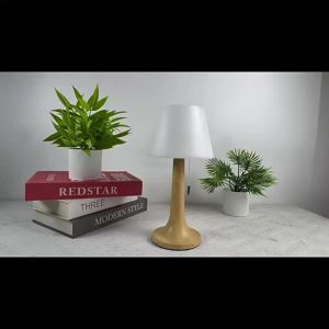 SXH Modern minimalist mushroom-shaped table lamp with a metal base featuring a pull-string dimmer for a small night light suitable for bedroom bedside tables or living room decoration to create a cozy atmosphere