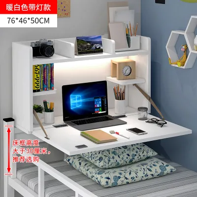 Bed Desk Student Dormitory Artifact Bunk Computer Desk Bedroom Simple Learning Writing Small Table