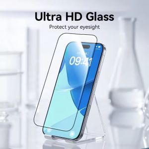 Screen Protector Glass for iPhone 17 Pro Max 17 Pro 17 Air 17 9H Hardness Shock Resistant Tempered Glass HD Ultra Clear Protective Film