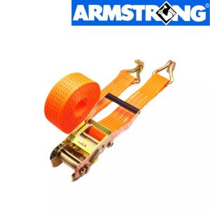 ARMSTRONG Industrial Adjustable Cargo Ratchet Tie Down Straps Luggage Belt Rope (2X10M)