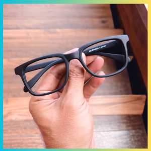 Kacamata Minus Photocromic Pria Kotak Terbaru Optik Asli Ori Kaca Mata Anti Radiasi Gaya Retro