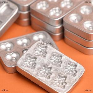 [COD] shiou 10 cái Nhà búp bê thu nhỏ bánh nhỏ Khuôn nướng bánh cảnh nhà bếp mini Tấm bánh gừng người đàn ông trái tim khay nướng mô hình trang trí