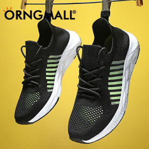 ORNGMALL รองเท้ากีฬาสำหรับผู้ชายระบายอากาศรองเท้าผ้าใบแฟชั่นน้ำหนักเบารองเท้าวิ่งใส่สบายคุณภาพสูงรองเท้าลำลองตาข่ายเหมาะสำหรับชีวิตประจำวันและกีฬา36-45