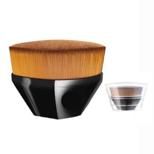 แปรงแต่งหน้า ทรงหกเหลี่ยม สําหรับลงรองพื้น บีบีครีม บลัชออน