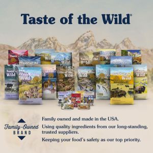 Taste of the Wild Dry Dog Food - High Prairie Puppy Recipe with Roasted Bison & Roasted Venison