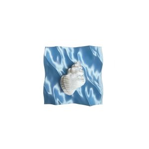 VALER Blue Water Ripple Light Switch Protector 3D Printed Three-Dimensional Shape Nautical Light Switch Cover Sea Star High Appearance Level Light Switch Cover House Renovation