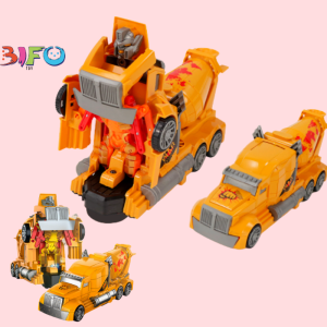 Đồ chơi xe công trình xe trộn bê tông tự động biến hình Robot mới lạ cho bé đồ chơi bé trai cực ngầu
