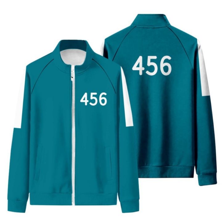 Squid Game Costume Role Play Jacket Sportswear Jacket 456 Digital