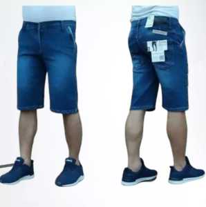 Celana Jeans PENDEK Premium Hitam Pria Denim / Celana Jeans Denim Pria / Celana Treandy Pria// FASHION PRIA TERBARU
