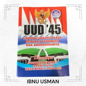 UUD 45 DILENGKAPI SUSUNAN KABINET MERAH PUTIH MASA BHAKTI 2024-2029 (3/4) KERTAS CD/BURAM