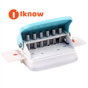 I Know A4(30รู) B5(26หลุม) A5(20รู) DIY เครื่องเจาะรู DIY หลวมเจาะรูทำด้วยมือ6หลุมเจาะเครื่องมือ DIY อุปกรณ์งานเย็บสำหรับสำนักงาน