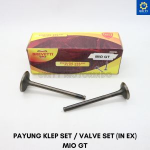 KLEP SET IN EX 54P MIO GT MIO J M3 S Z MIO SOUL GT 115 125 XRIDE FINO FI PAYUNG KLEP SET VALVE